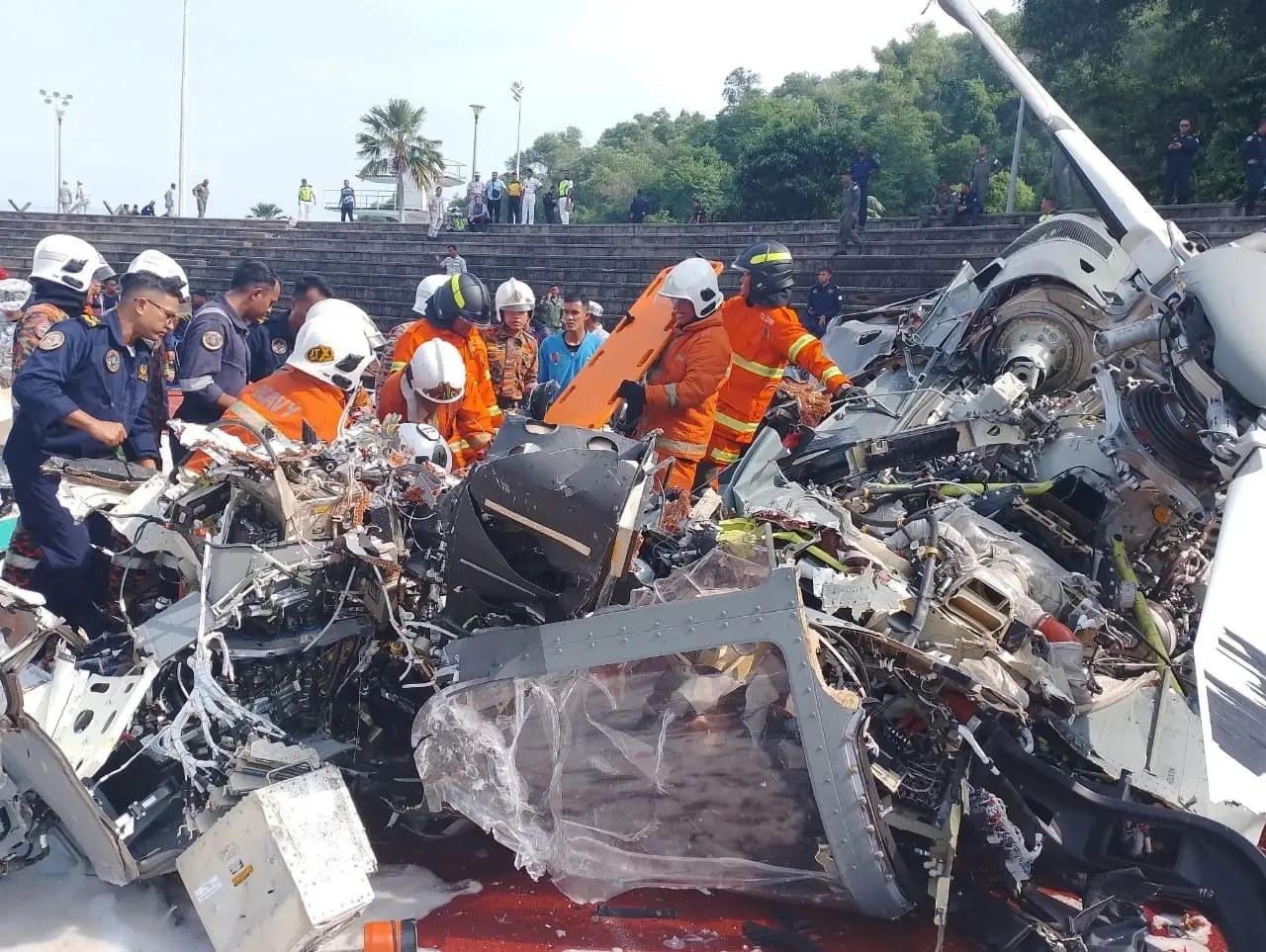 Penampakan 2 Helikopter...