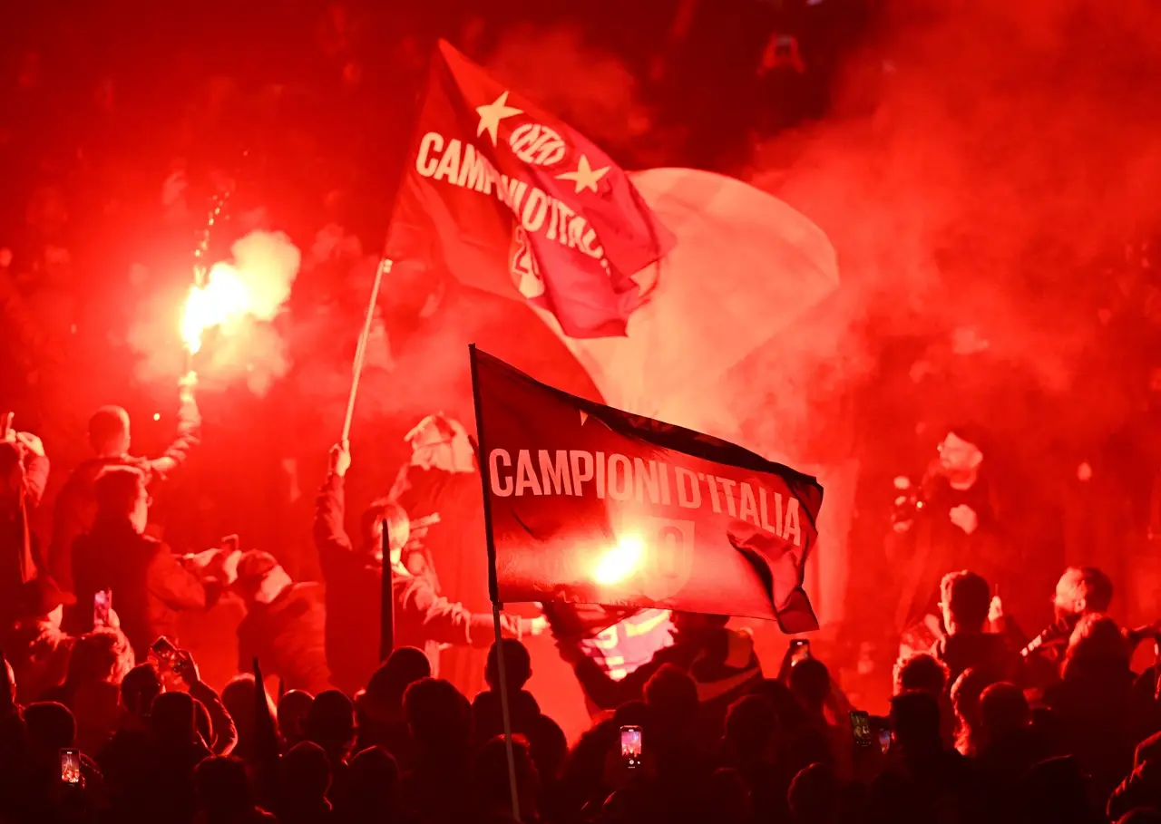 Parade Juara Liga Italia,...