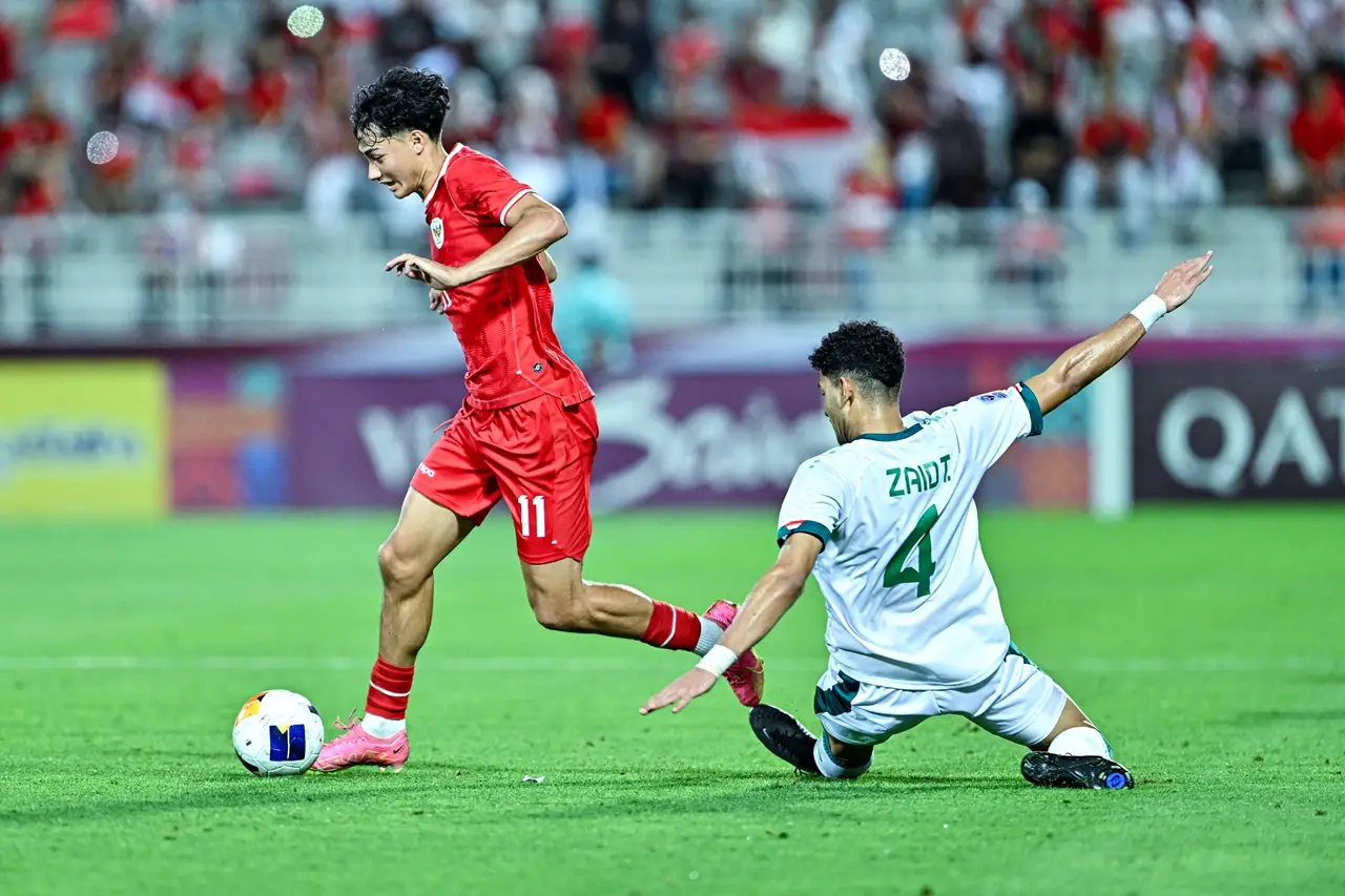 Dikalahkan Irak 2-1,...