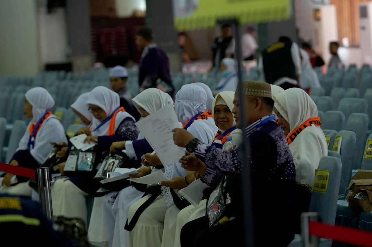 Kedatangan Jamaah Calon...