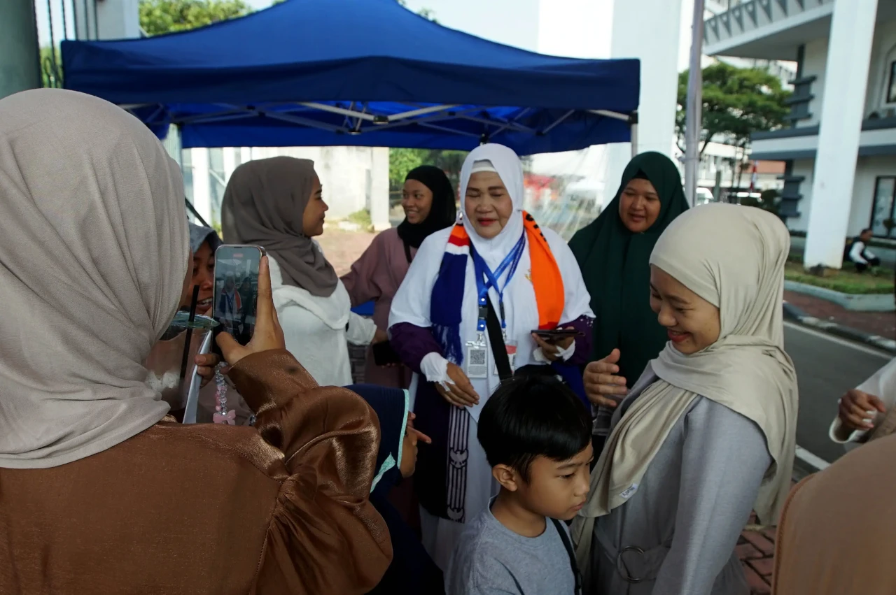 Kedatangan Jamaah Calon...