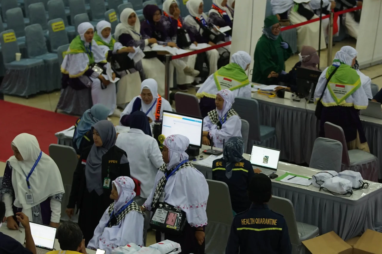 Kedatangan Jamaah Calon...