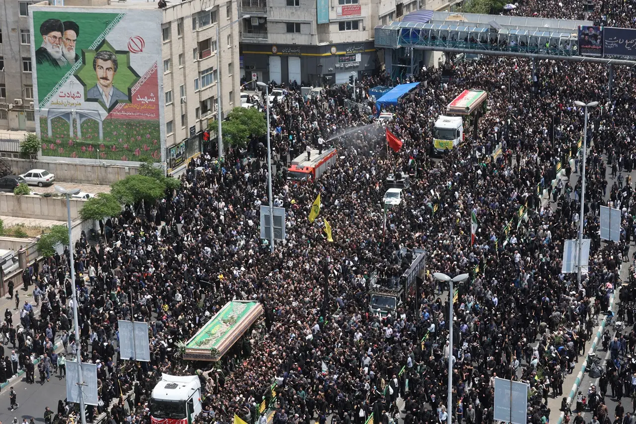 Pemakaman Presiden Iran...