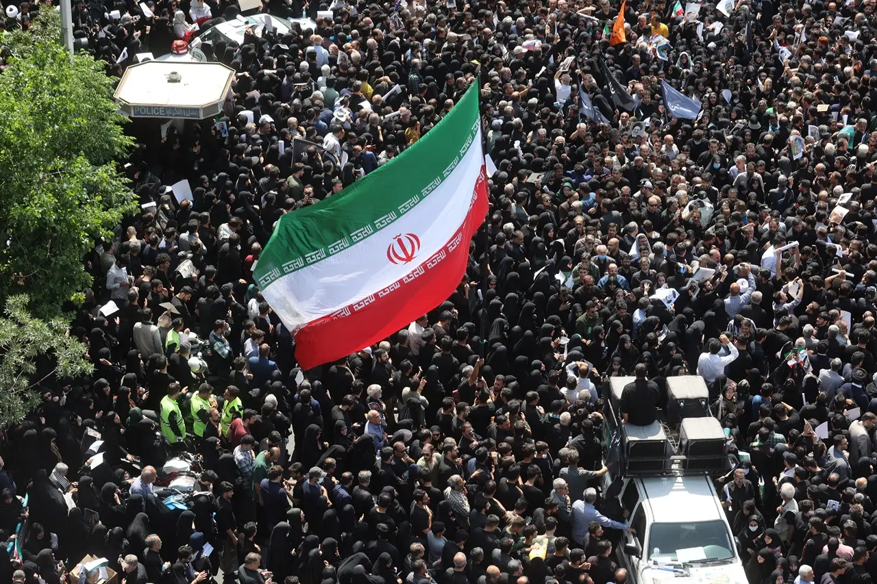 Pemakaman Presiden Iran...