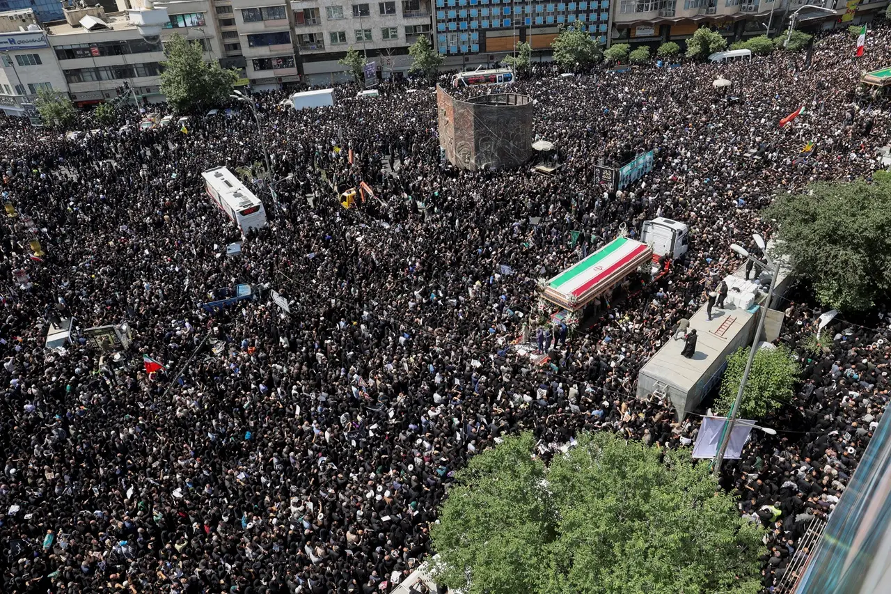 Pemakaman Presiden Iran...