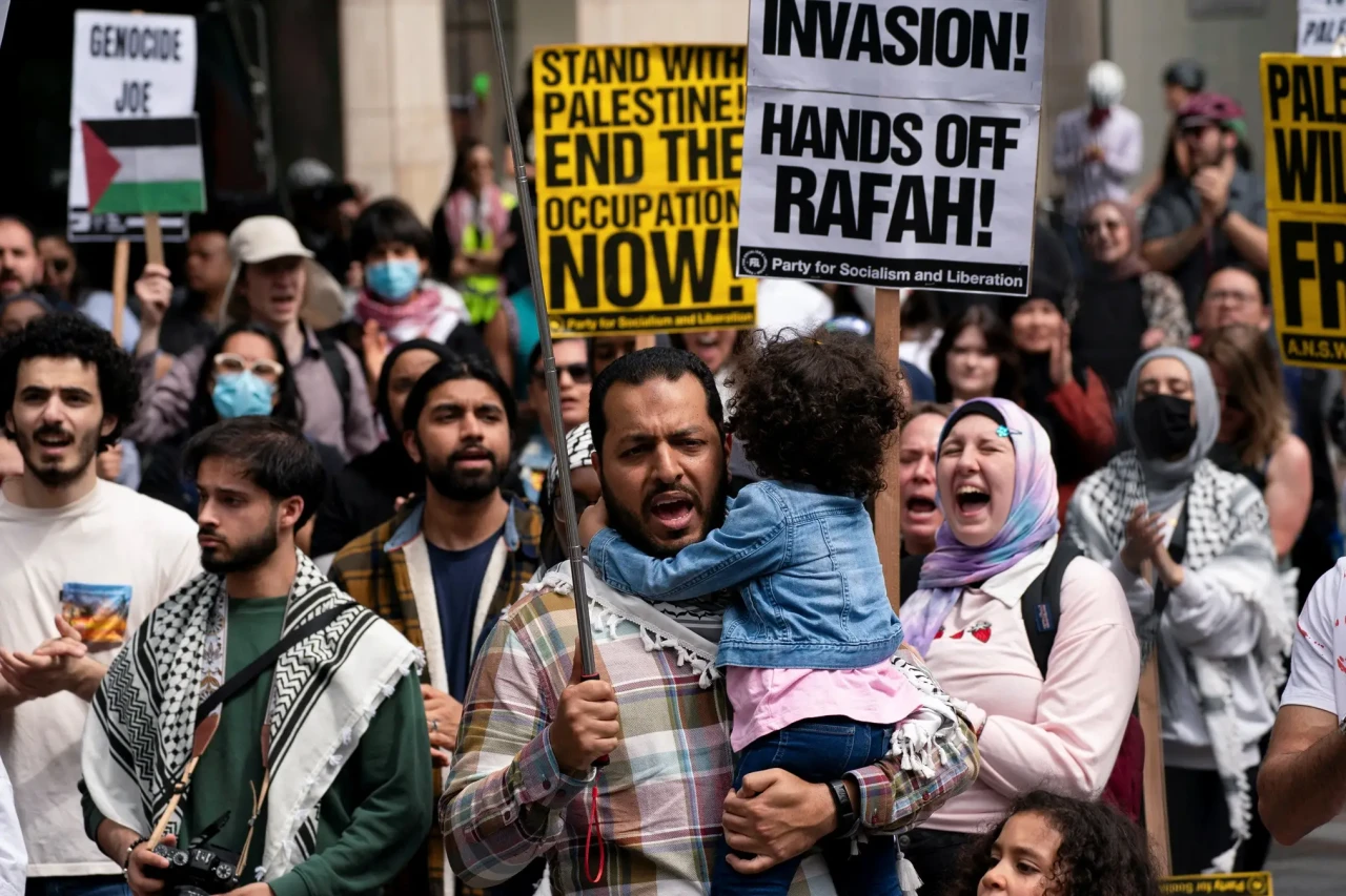 Dukungan untuk Palestina...