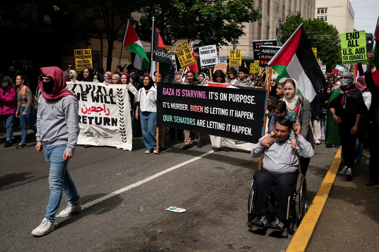 Dukungan untuk Palestina...