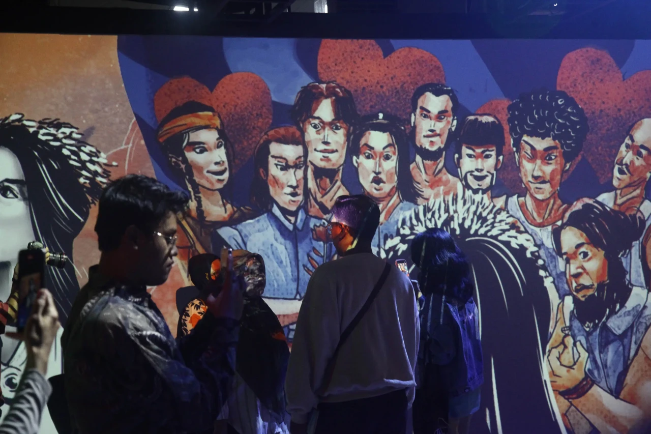 Pertunjukan Video Mapping...