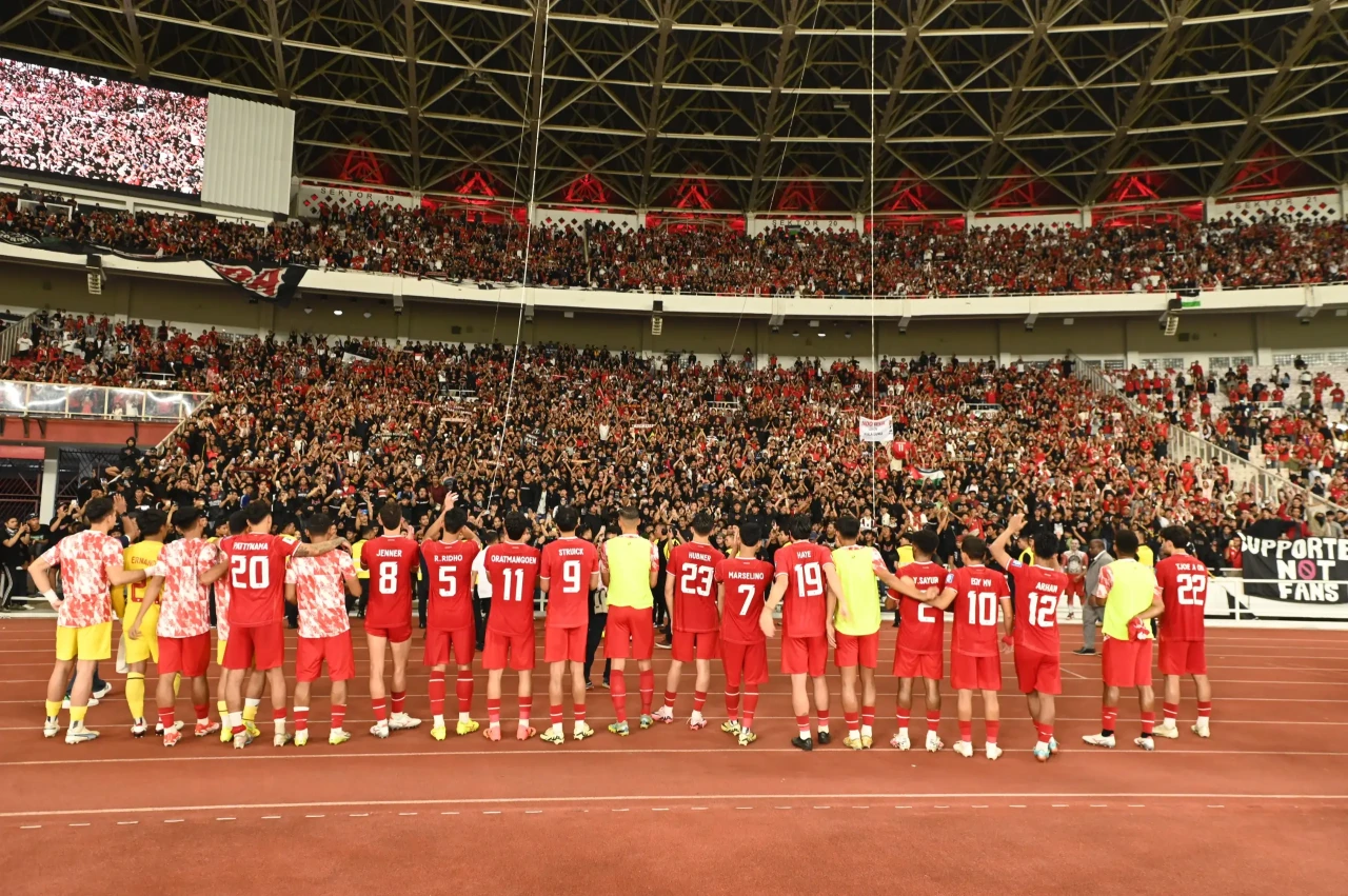 Pemain Timnas Indonesia...