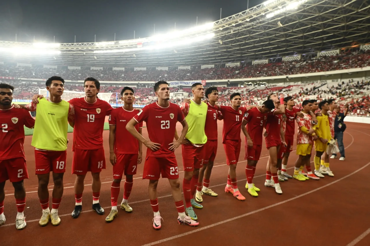 Pemain Timnas Indonesia...