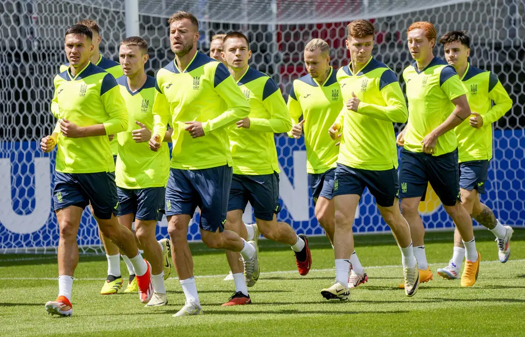 Persiapan Timnas Ukraina...