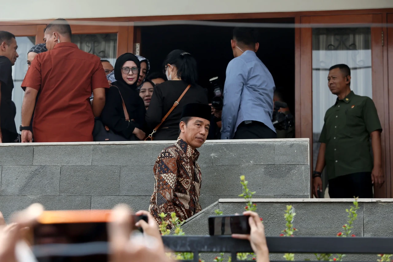 Presiden Jokowi Melayat...