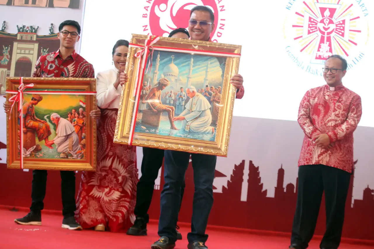 Lukisan Denny JA untuk...