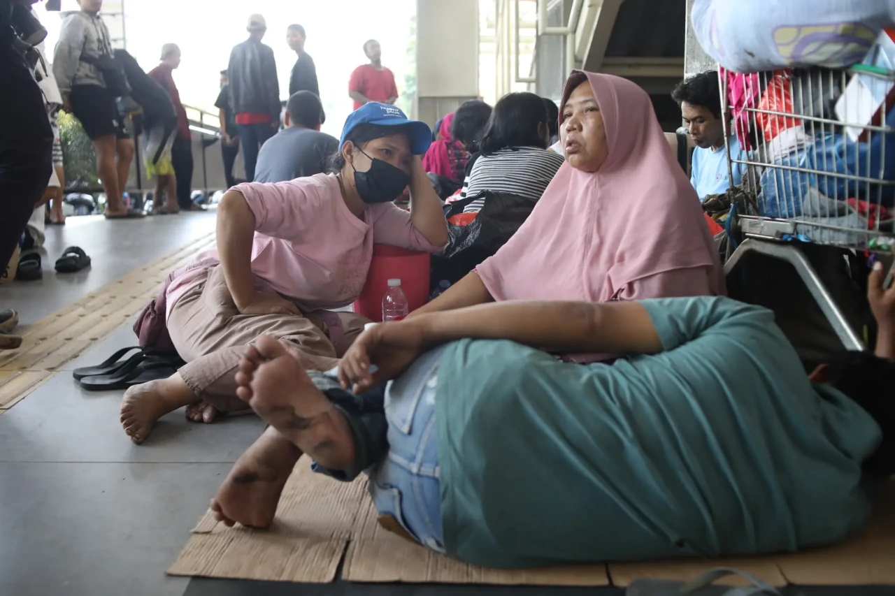 Posko Pengungsian Korban...