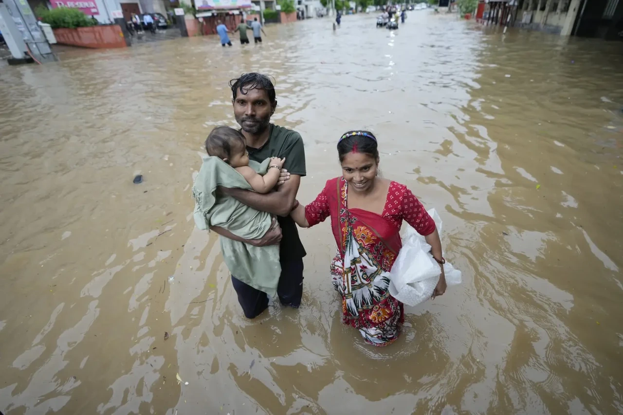 Banjir di India dan...