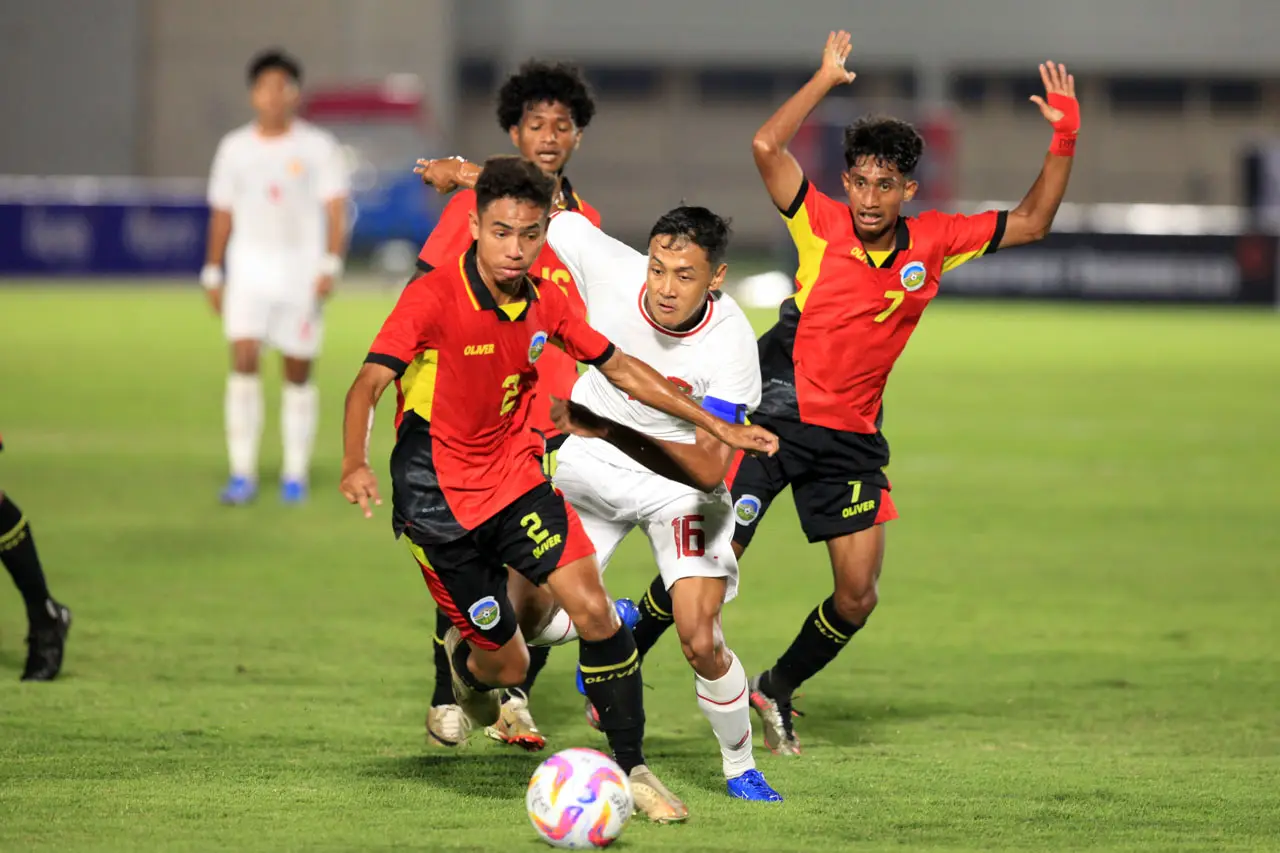 Potret Kemenangan Timnas...