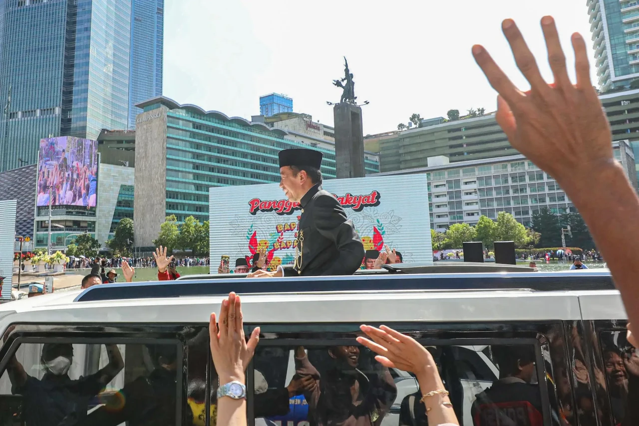 Momen Jokowi Pamitan...
