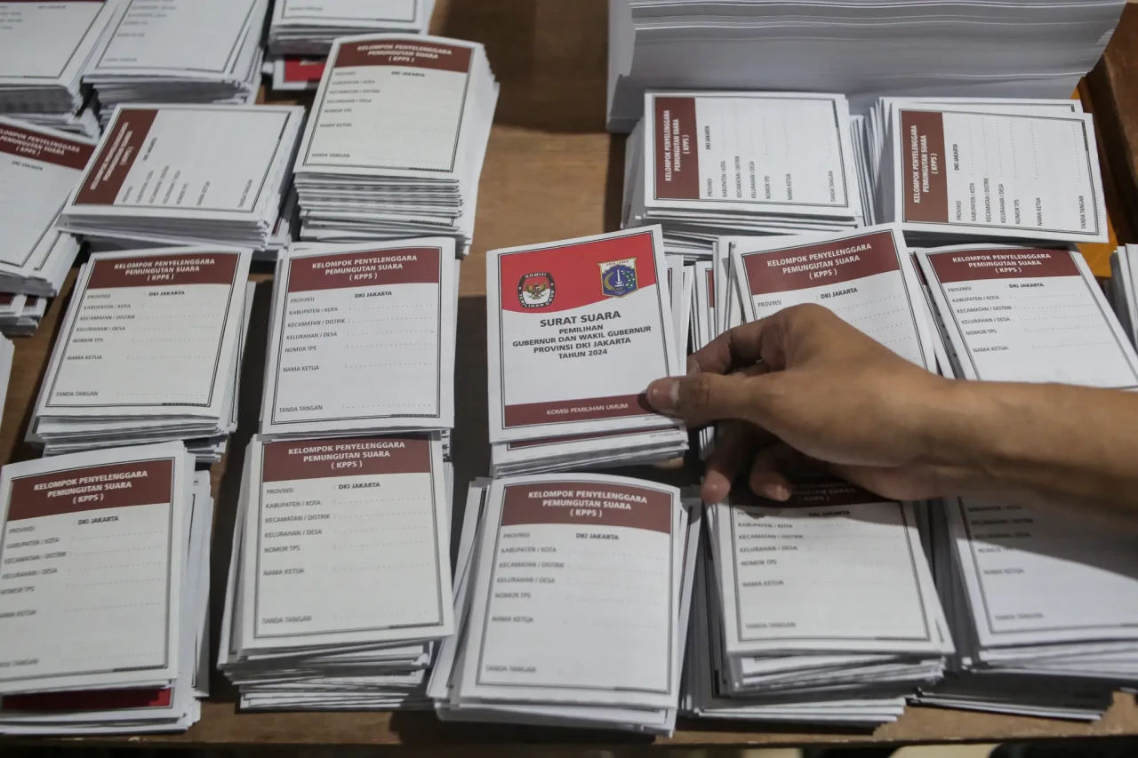 KPU Jakarta Pusat Gelar...
