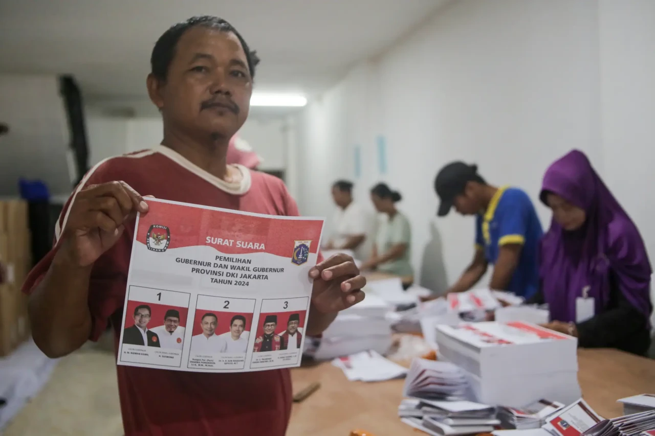 KPU Jakarta Pusat Gelar...
