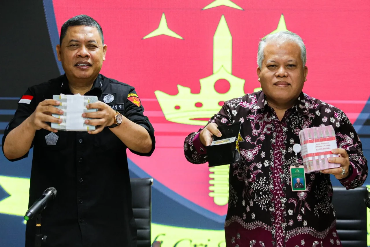 Kejagung Pamer Barang...