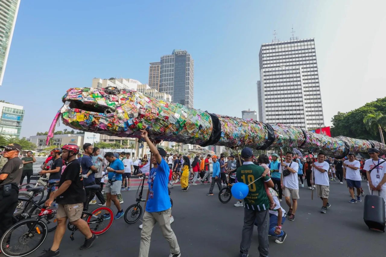 Aksi Pawai Jaga Tanah...
