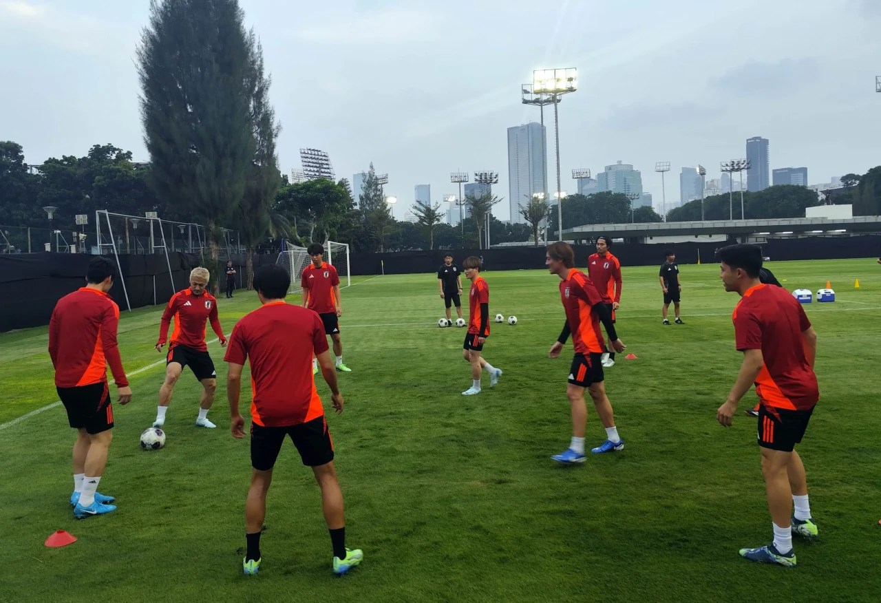 Latihan Ceria Timnas...