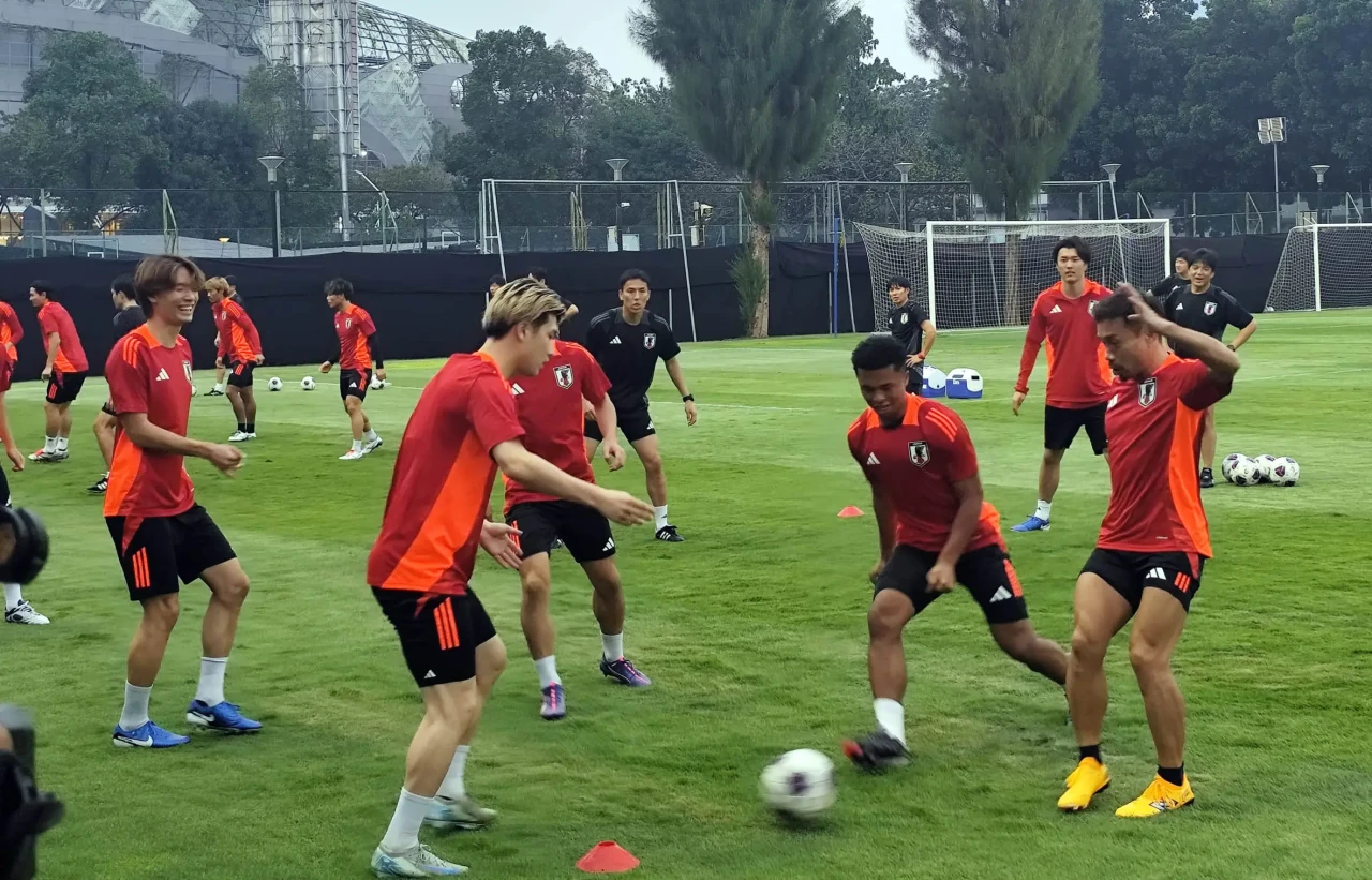 Latihan Ceria Timnas...