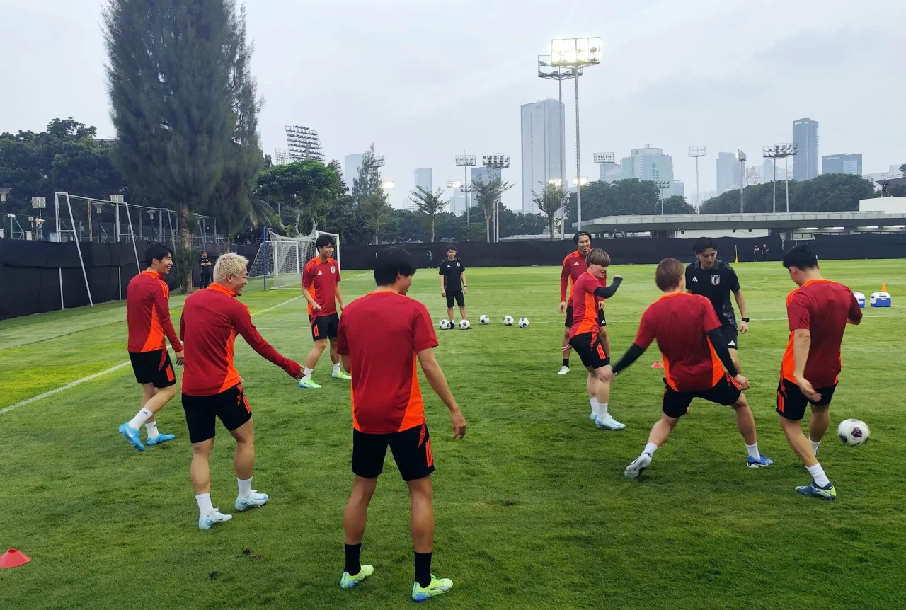 Latihan Ceria Timnas...