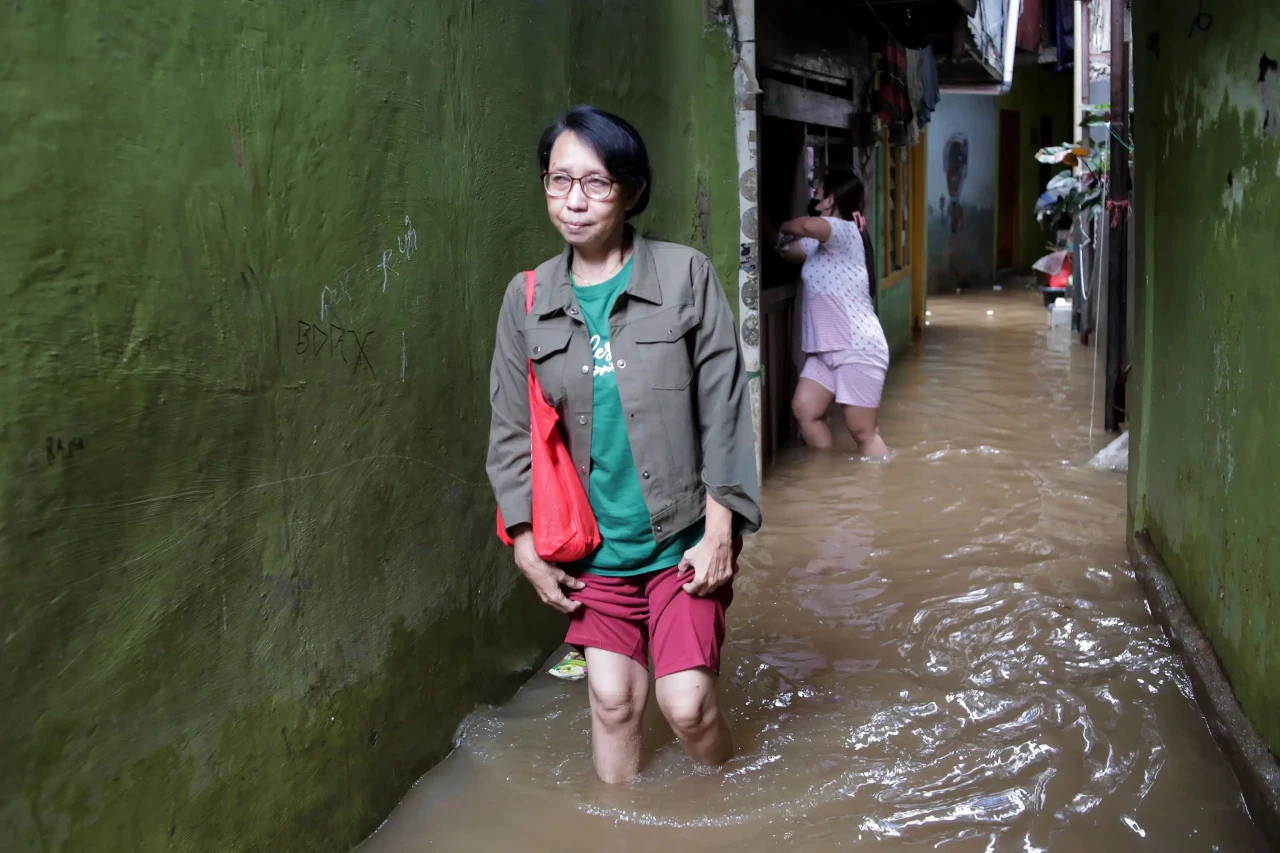 Luapan Kali Ciliwung...