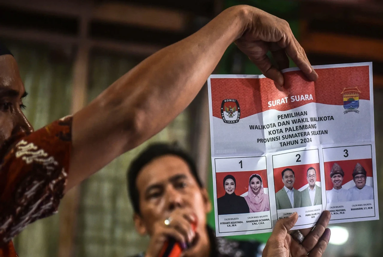 Potret Warga Memilih...