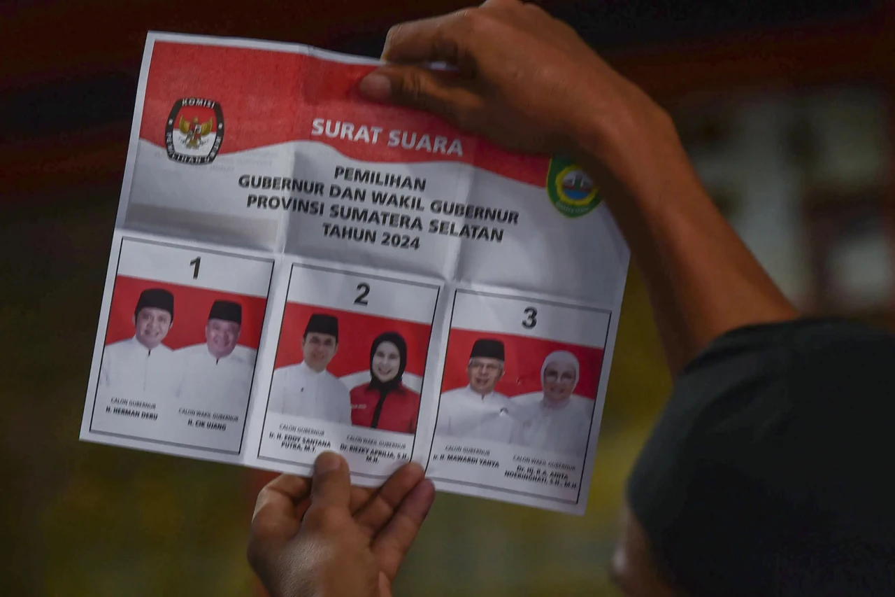 Potret Warga Memilih...