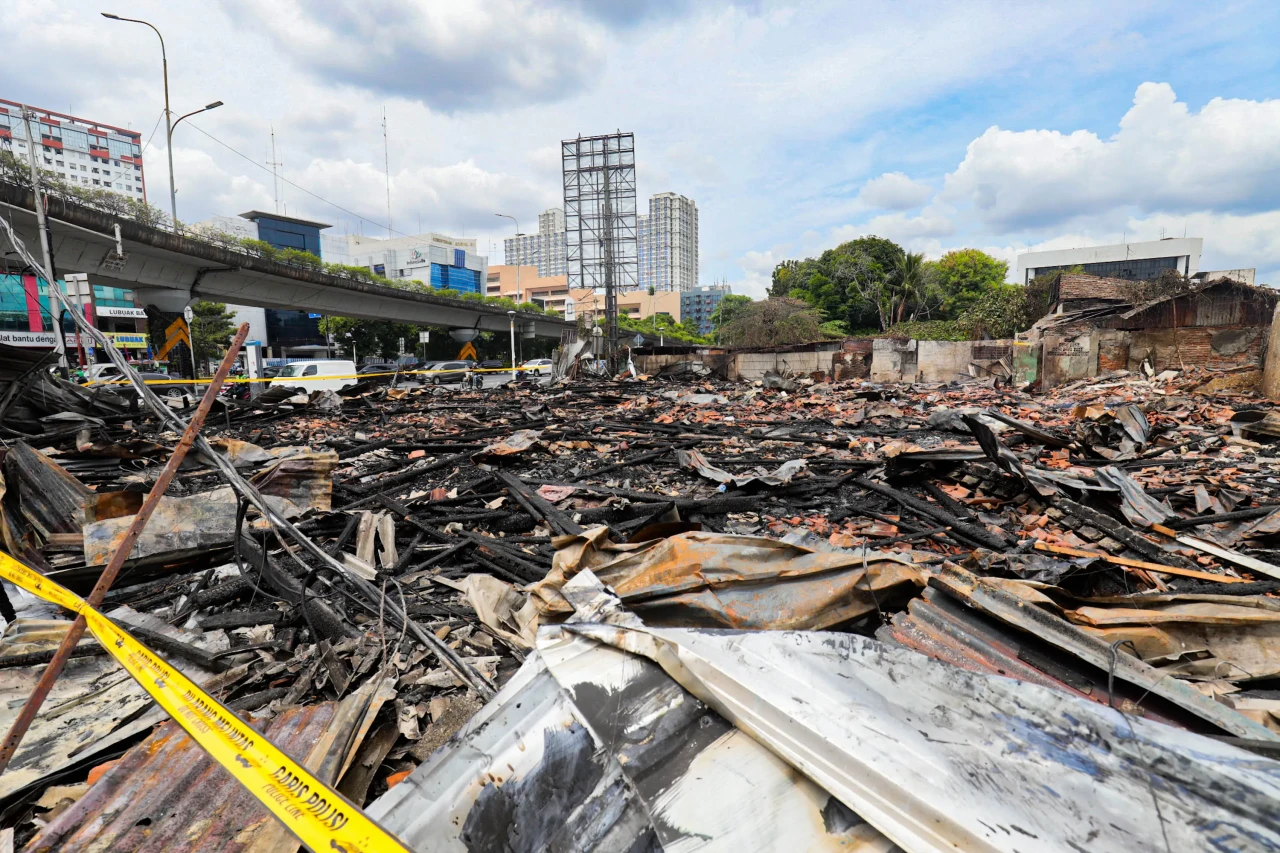 Kebakaran Lapak di Simpang...