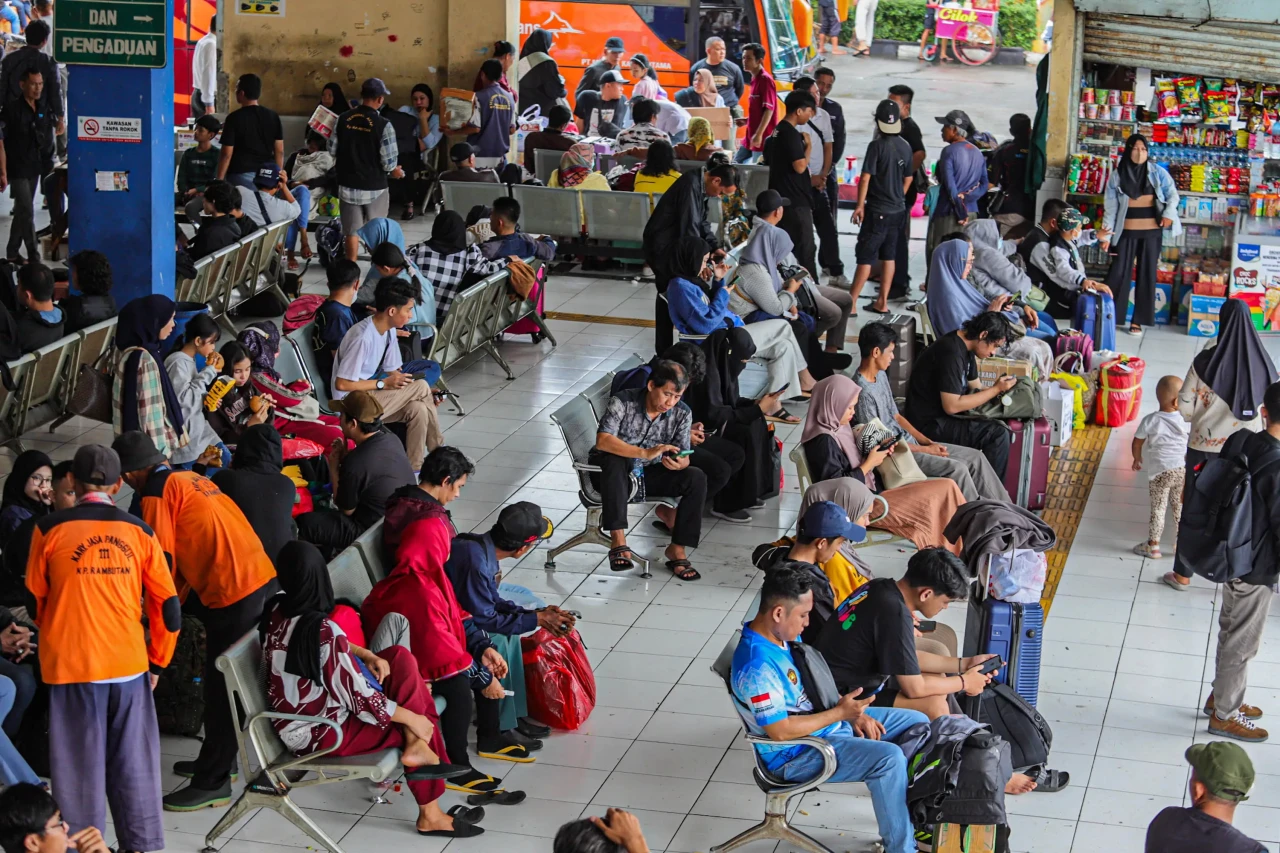 Arus Mudik Nataru di...