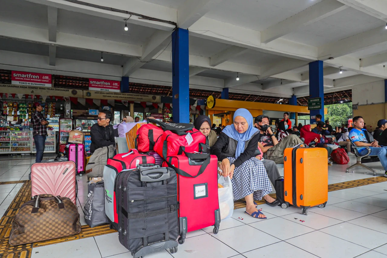 Arus Mudik Nataru di...