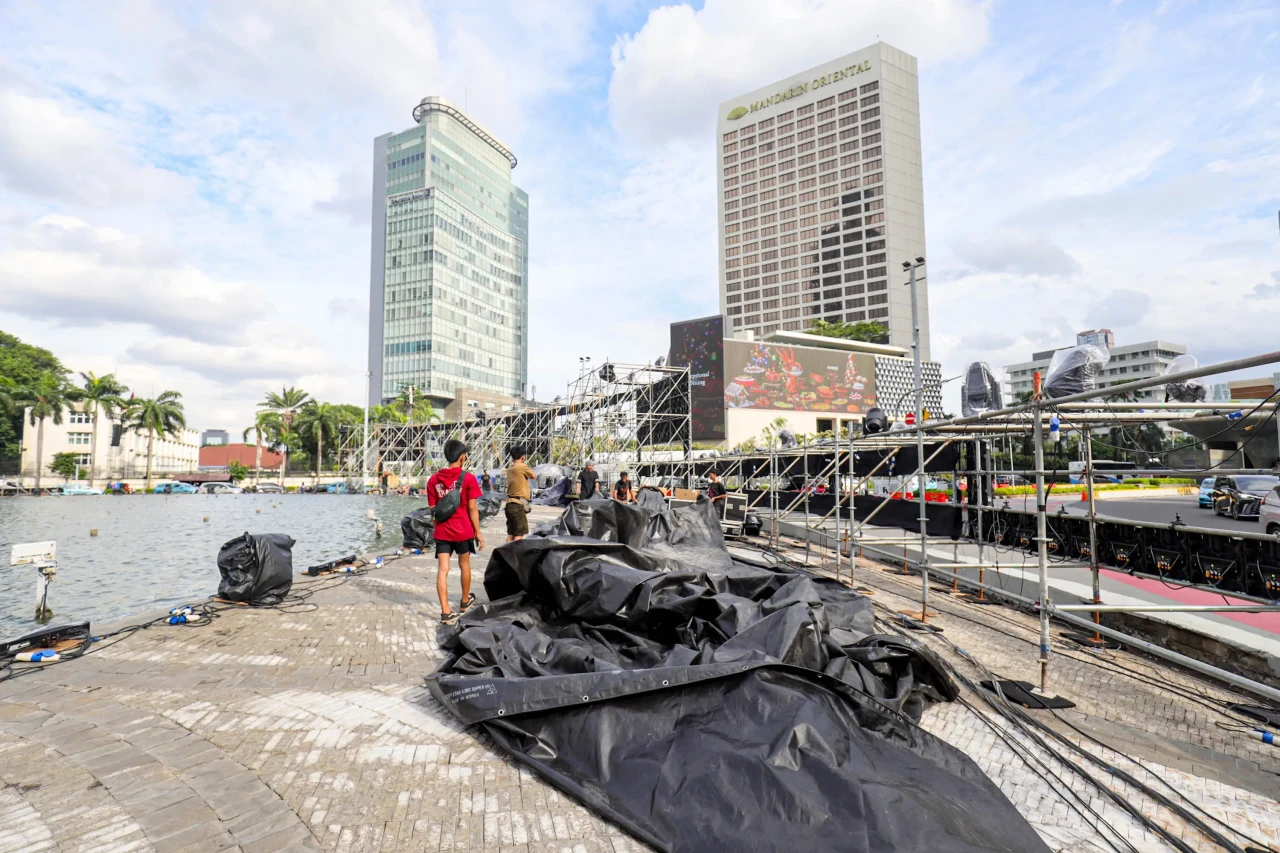 Persiapan Bundaran HI...