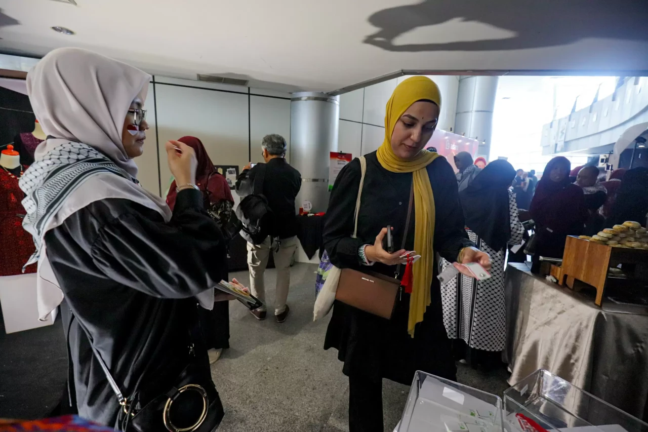 Dukungan untuk Palestina...
