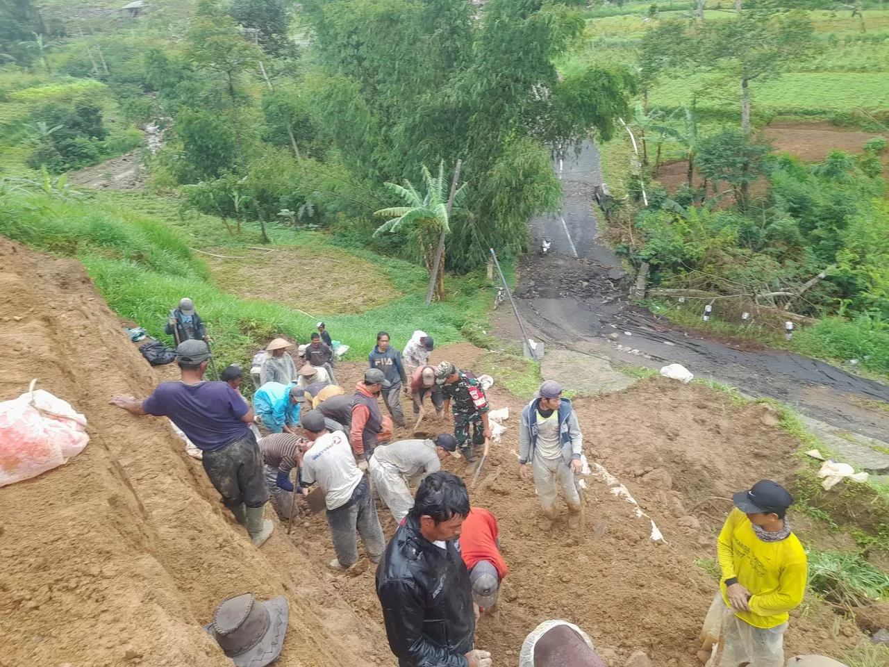 Tanah Longsor di Banjarnegara...