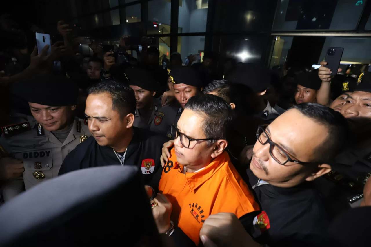 Ekspresi Sekjen PDIP...