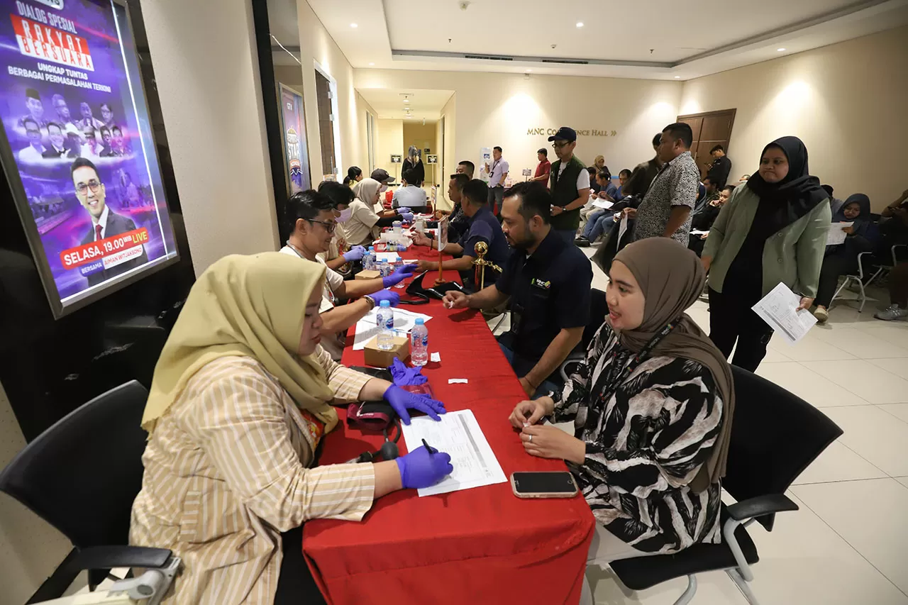 MNC Peduli dan PMI Sukabumi...
