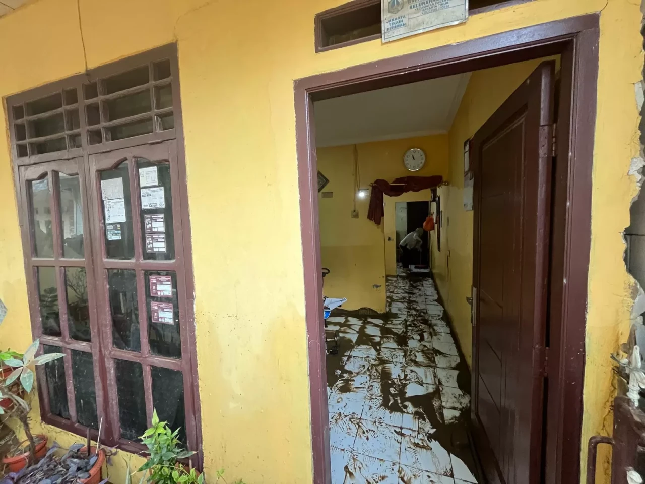 Genangan Banjir di Pasar...