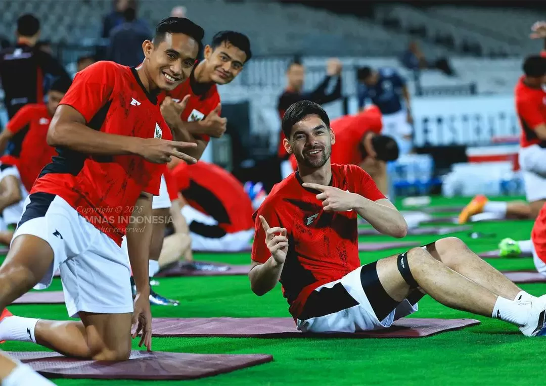 Timnas Indonesia Latihan...