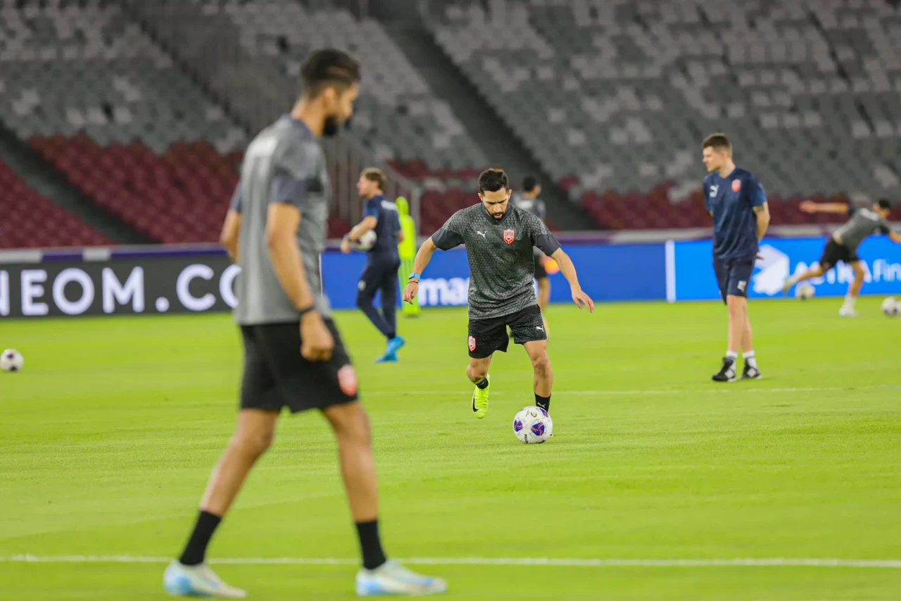Latihan Timnas Bahrain...