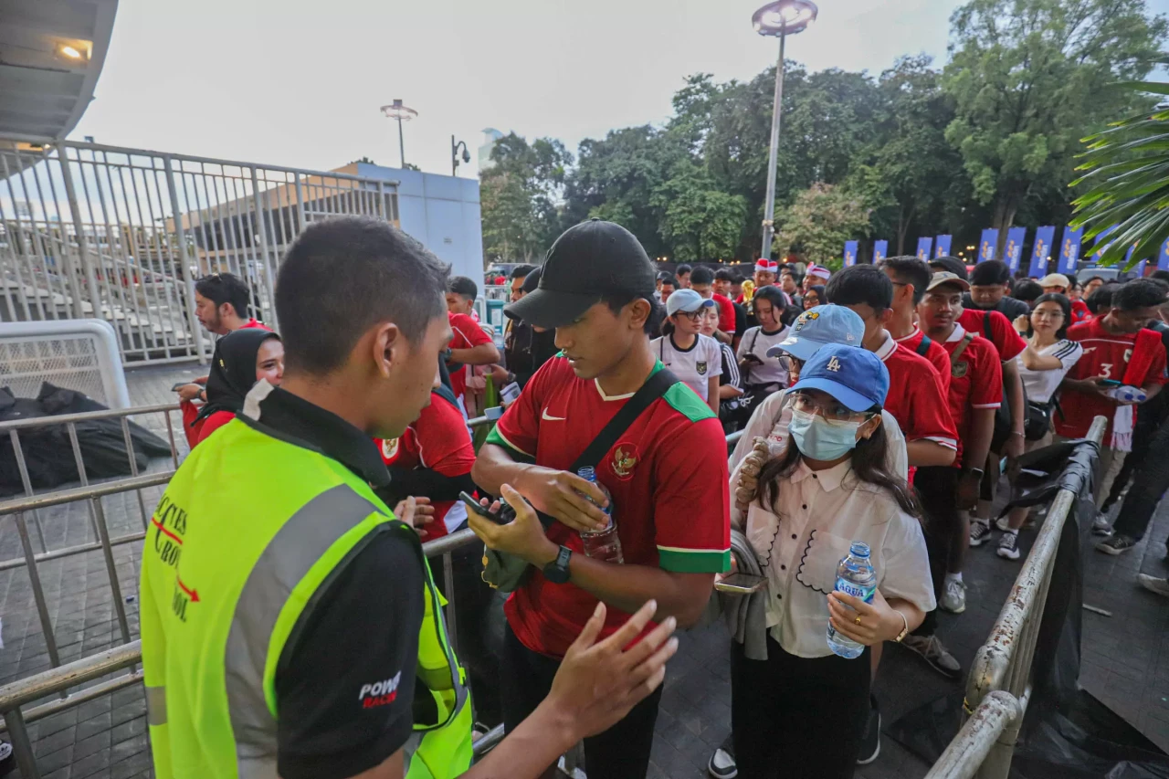 Suporter Timnas Indonesia...