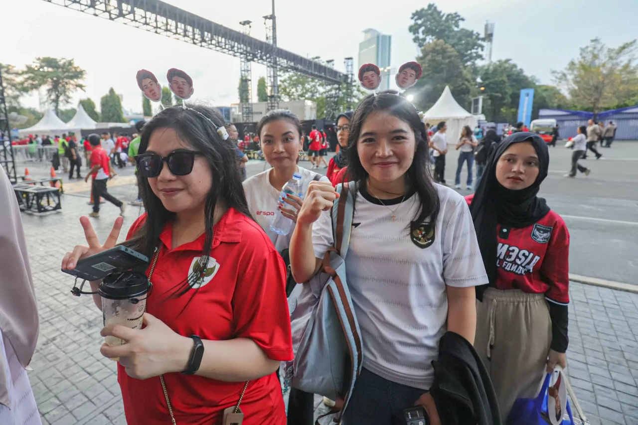 Suporter Timnas Indonesia...