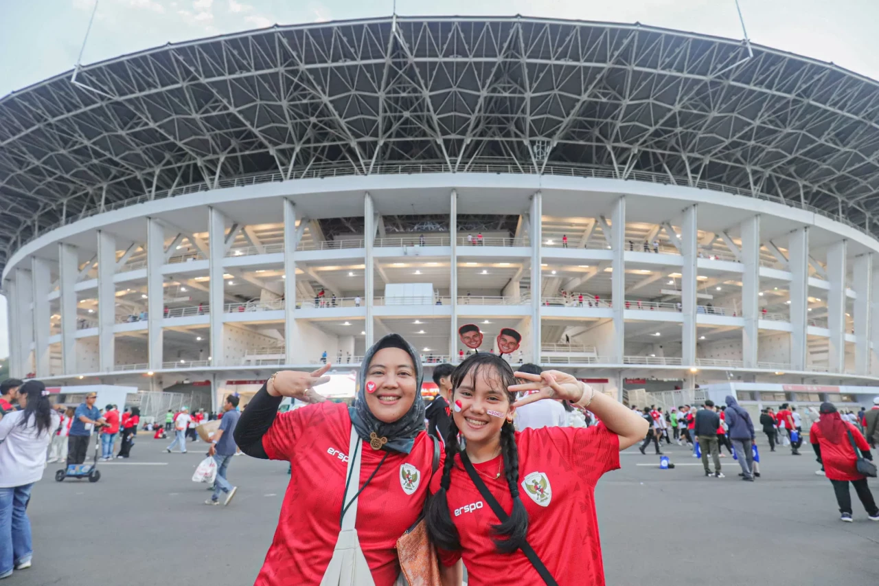 Suporter Timnas Indonesia...