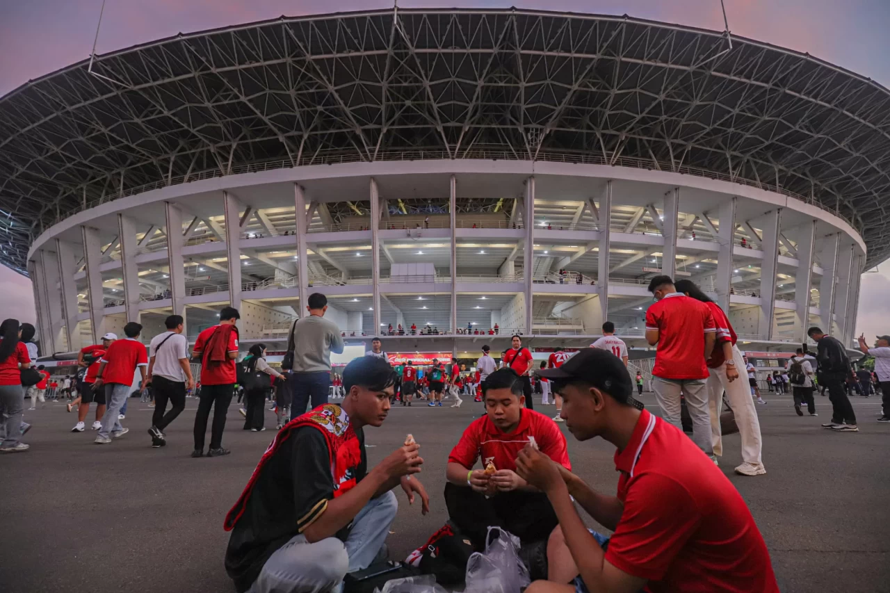 Suporter Timnas Indonesia...