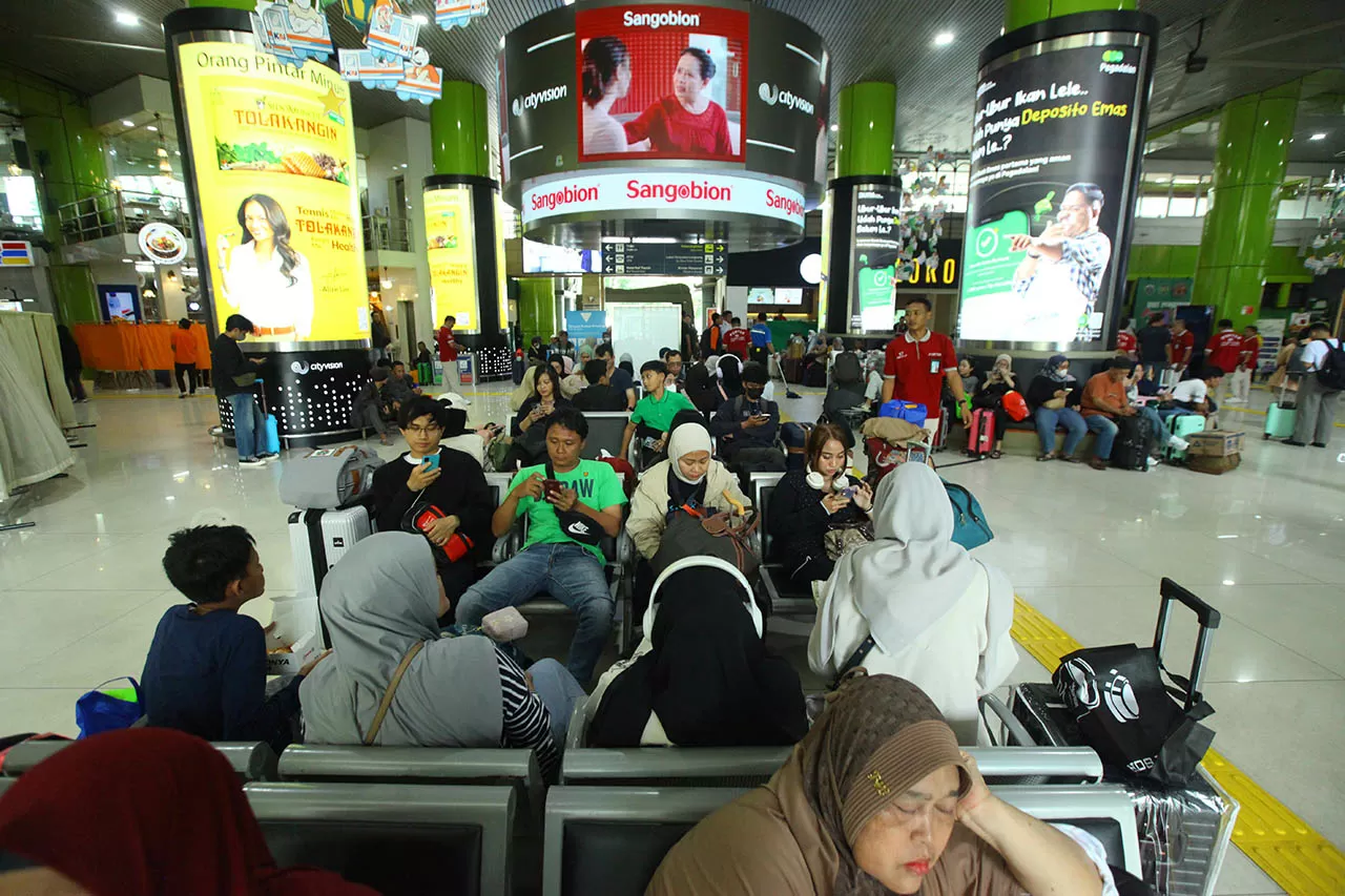 Arus Mudik di Stasiun...