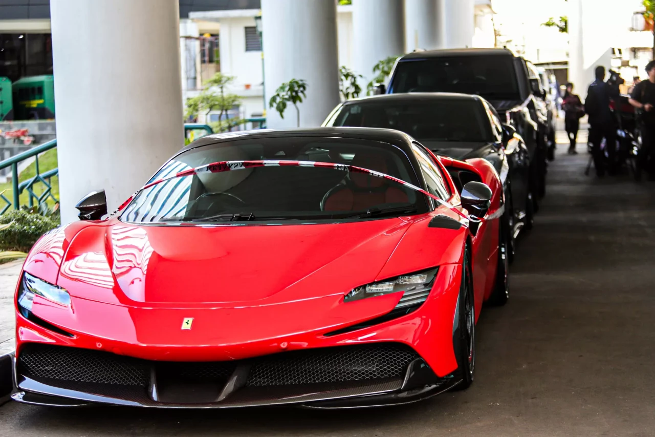 Penampakan Ferarri Spider...