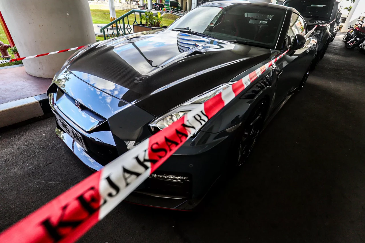 Penampakan Ferarri Spider...