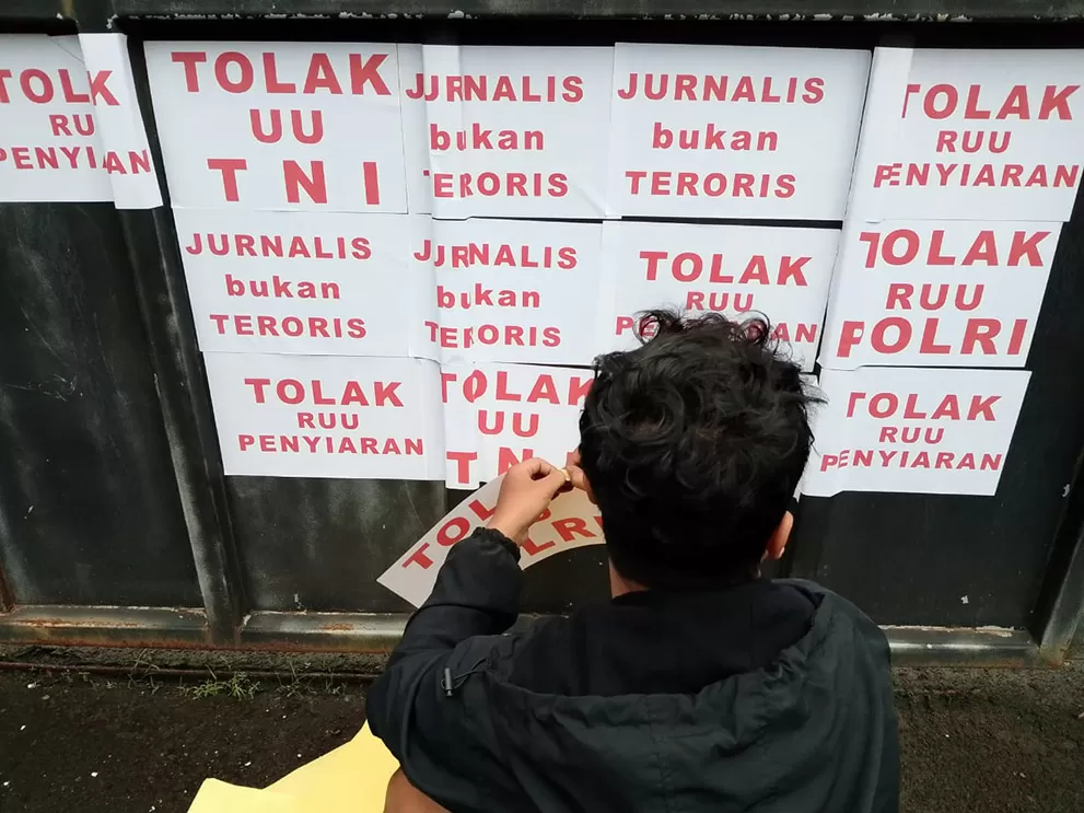 Aksi Solidaritas Kecam...